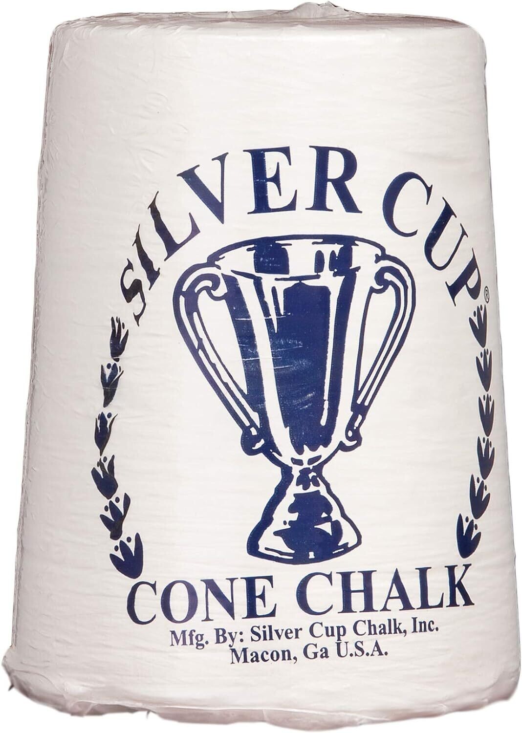 Billiards  Hathaway Silver Cup Cone Talc Chalk, White