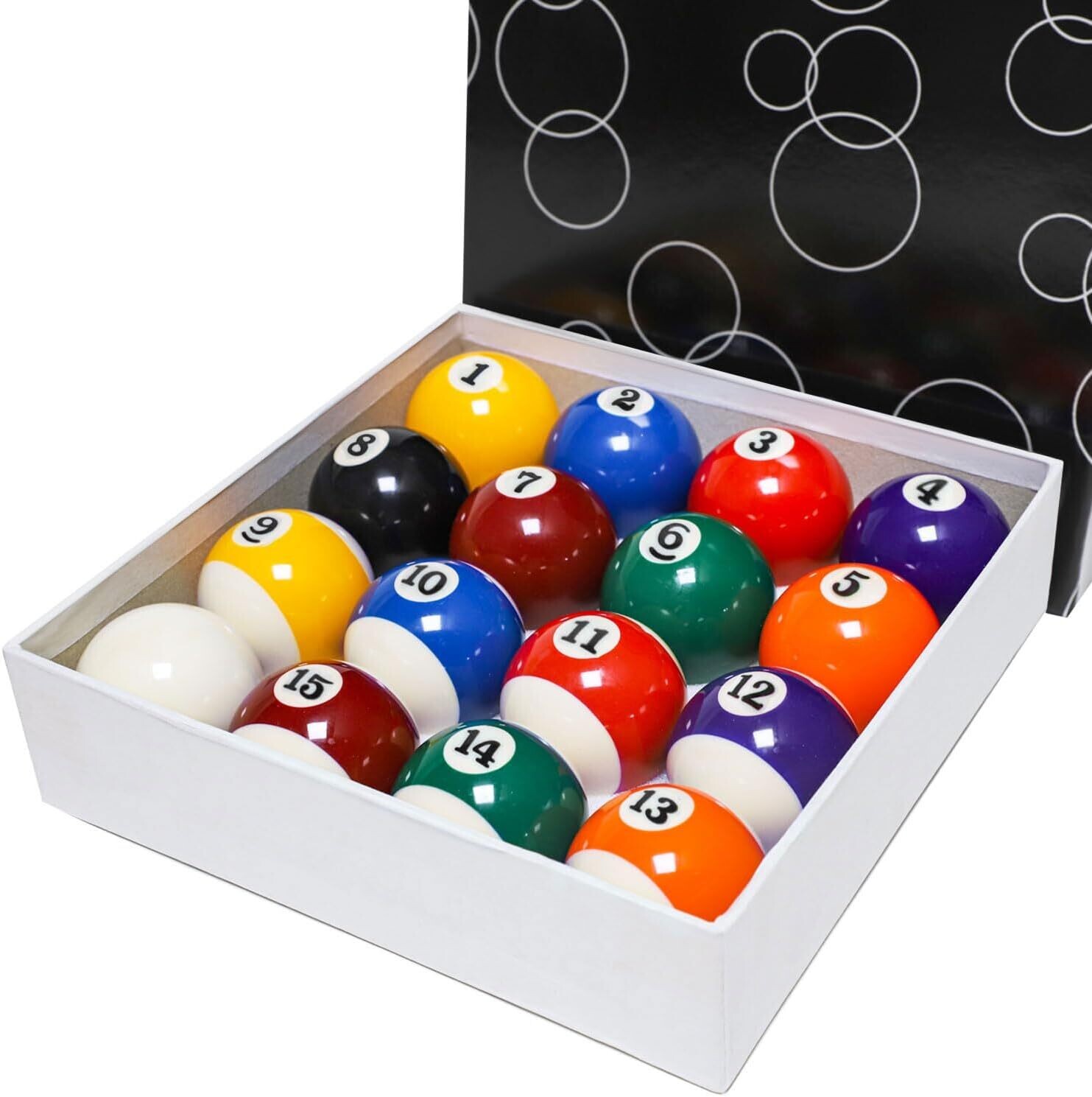 Billiard Balls Set 2-1/4" Regulation Size