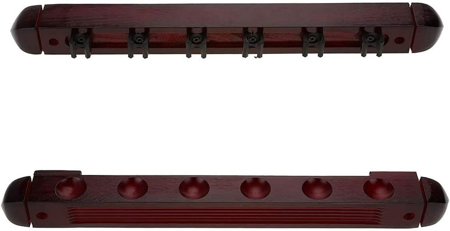 Billiards  Pool Stick Holder Wall For 6-Stick/Palos