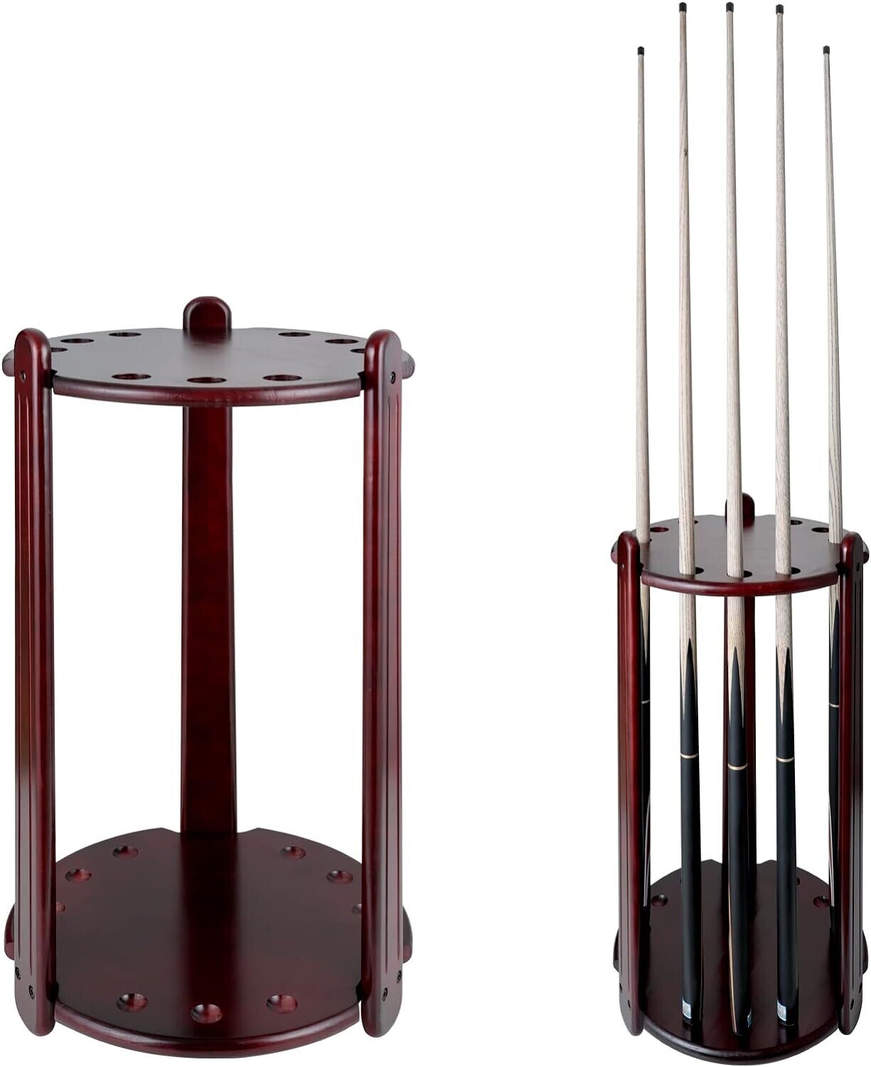 Billiards cue rack Solid wood Holds 9 Sticks