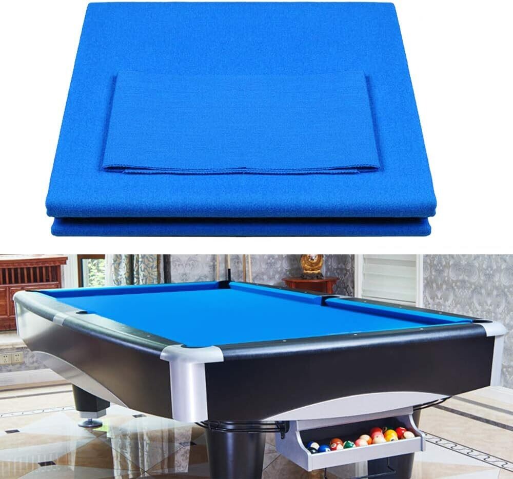 Billiard Championship Cloth Pool Table Felt Fast Speed for  Blue  7&#39; 8&#39; 9&#39;