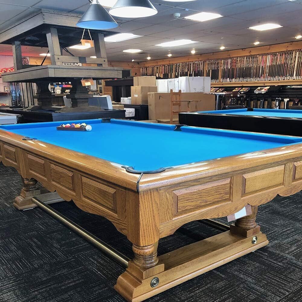 Billiard Championship Cloth Pool Table Felt Fast Speed for  Blue  7' 8' 9'