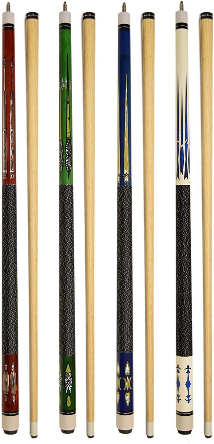 Pool Cues New 58&quot; Billiard House Bar Pool Sticks 1-Stick Cue