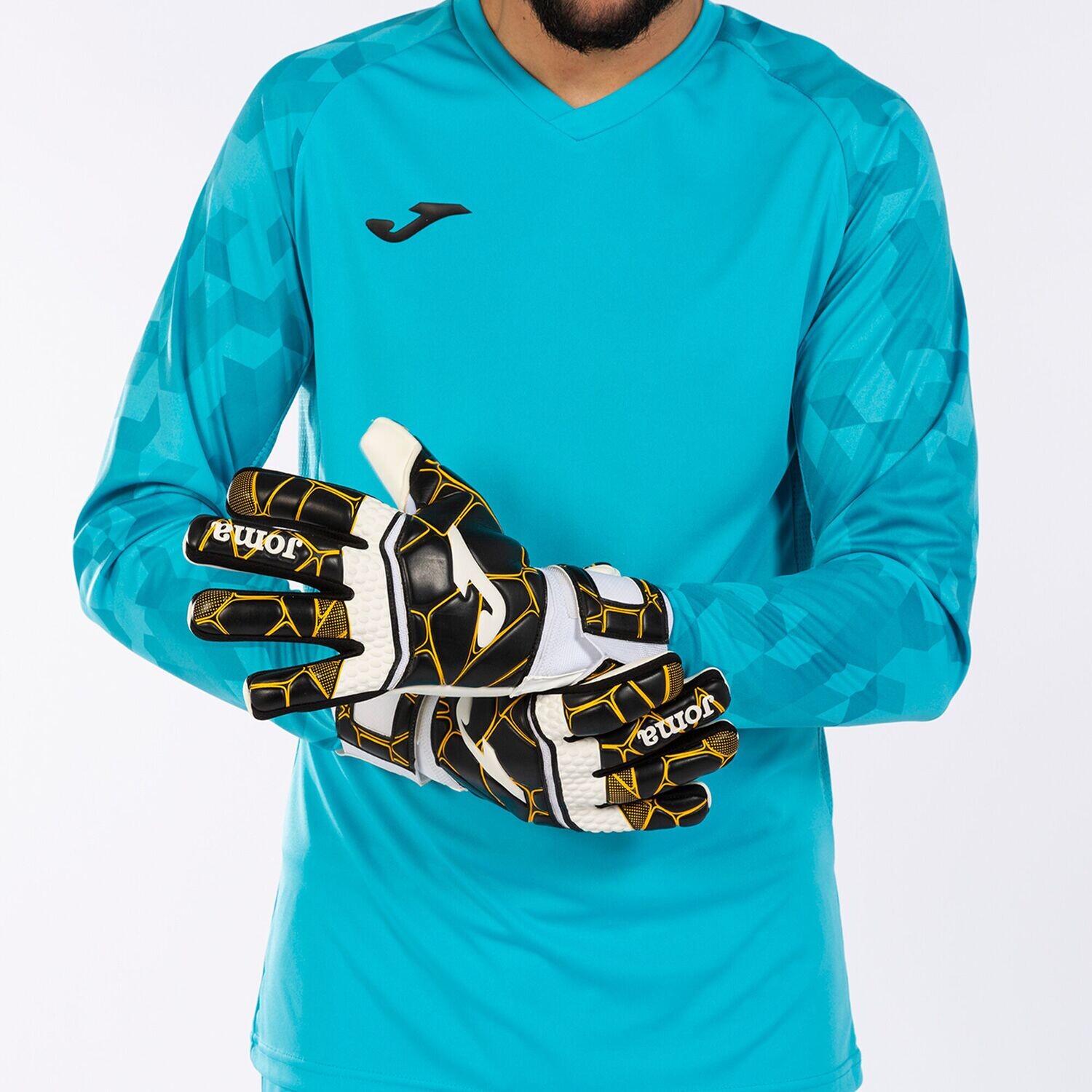 Joma GK Pro Goalkeeper Black Gold Gloves
