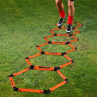 Agility Training Ladder with 8PCS Connector Clips Bag