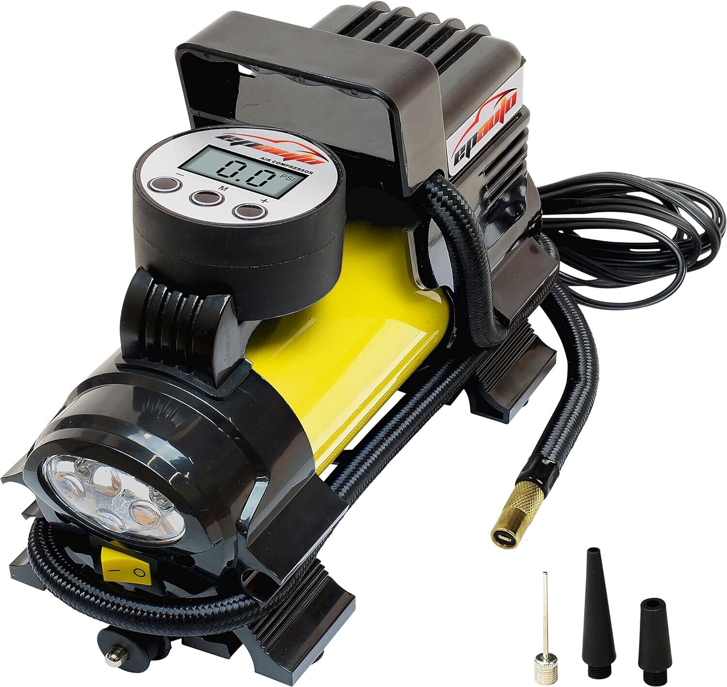 12V DC Portable Air Compressor Pump, Digital Tire Inflator