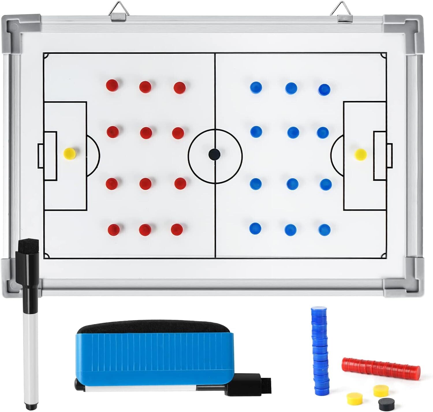 Soccer Double-Sided Soccer Tactic Board 18&#39;&#39;X12.5&#39;&#39;