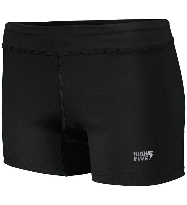 High Five Lady Volleyball and Any Sports Shorts Black