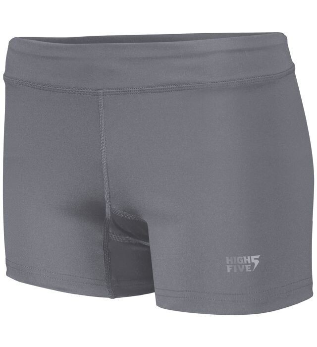 High Five Lady Volleyball and Any Sports Shorts Gray