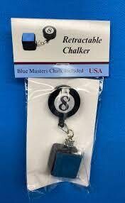 Retractable 8-Ball  Chalk Holder with Belt Clip