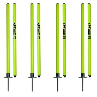 Kwik Goal Coaching Sticks 2 Go - Hi Vis Green