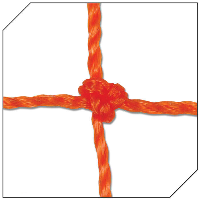 Champion Nets 24’ wide x 8’ high x 10’ deep. 5” Orange 1-Pair
