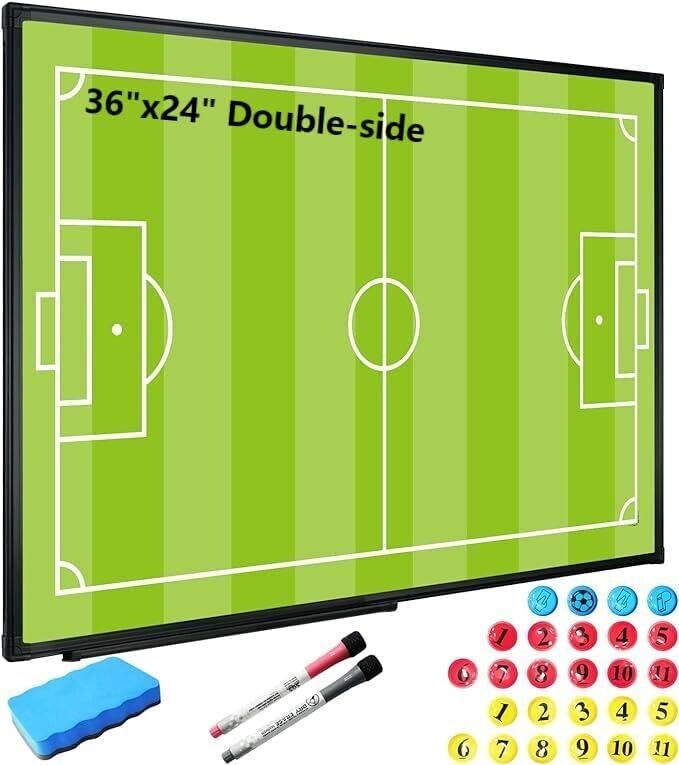 Soccer Magnetic Tactic Clipboard 18&#39;&#39; x 13.5&#39;&#39;
