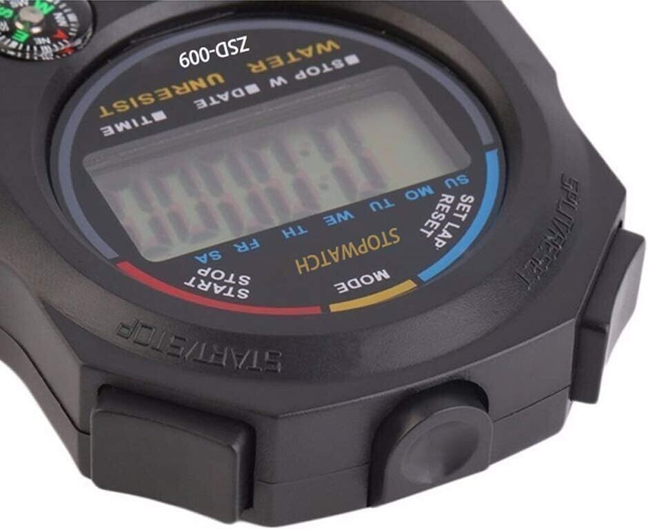 Multi-Function Electronic Digital Sport Stopwatch Timer