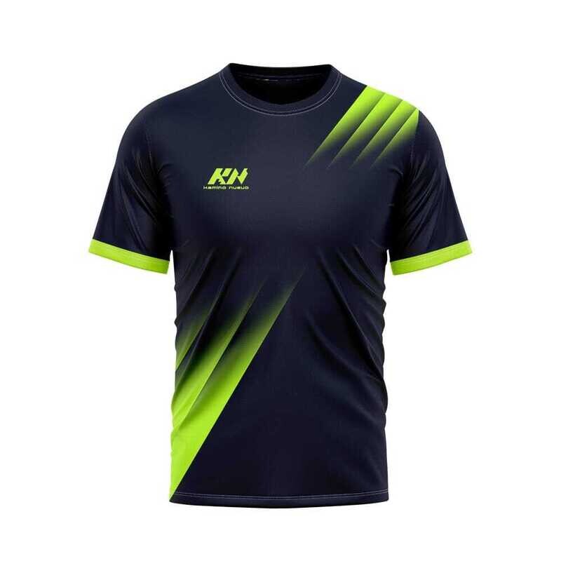 KN Sport Tshirt Microfibra Light Navy Green