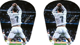 Ronaldo Shin Pad Mini 8cmx5cm