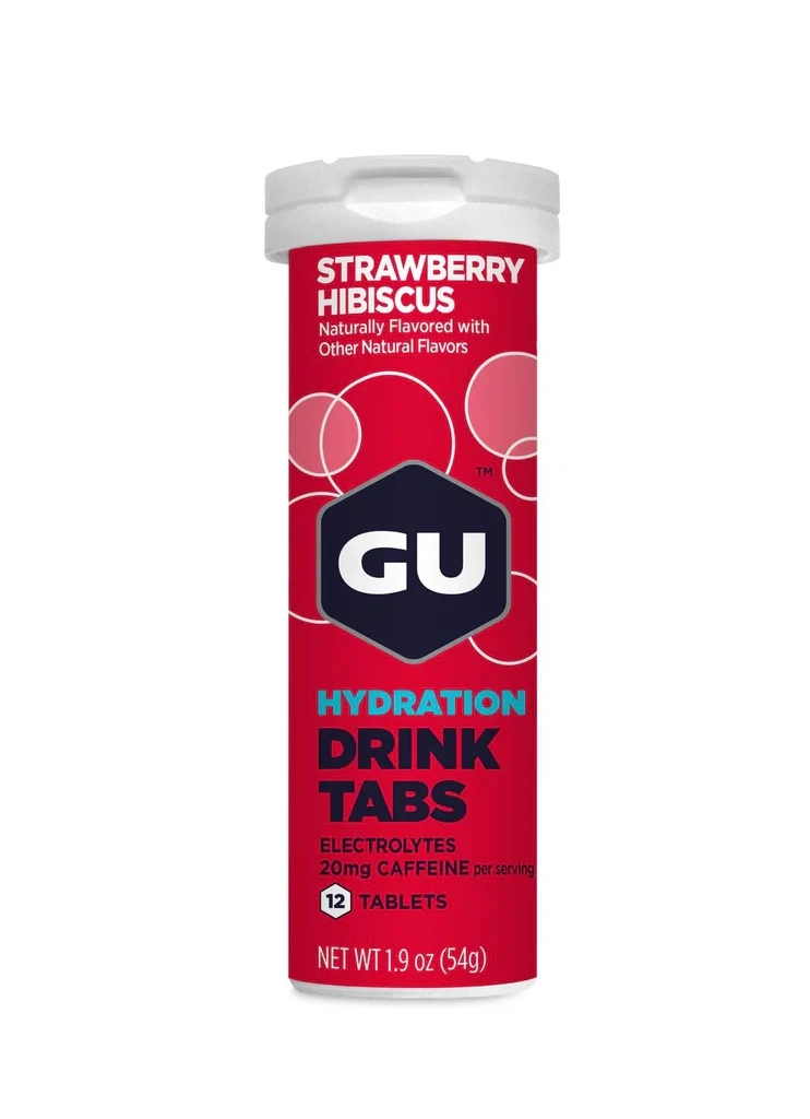 GU Hydration Drink Tabs - Strawberry Habiscus