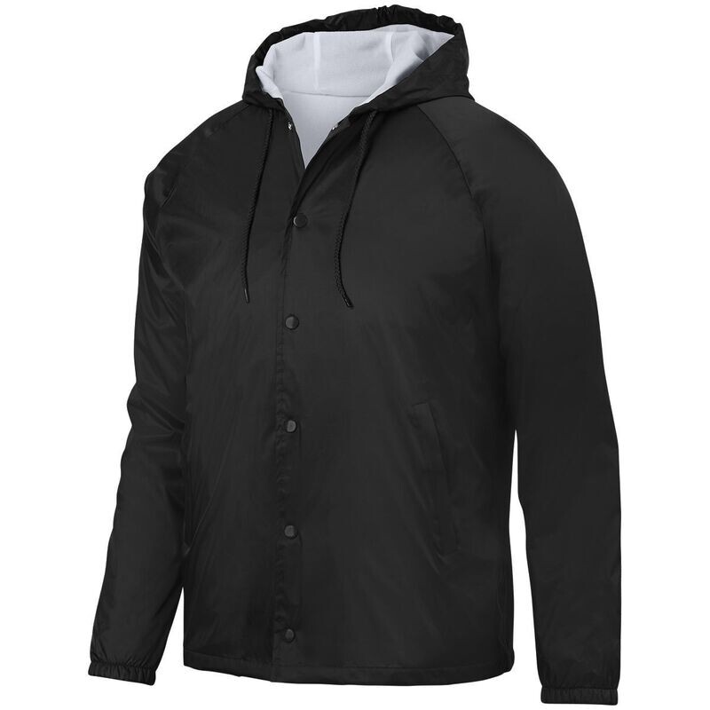 SOCCER HOODED COACH'S JACKET