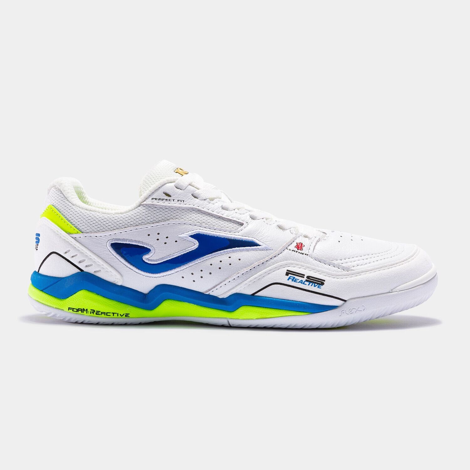 Joma FS Reactive 2302 Futsal Indoor White Royal