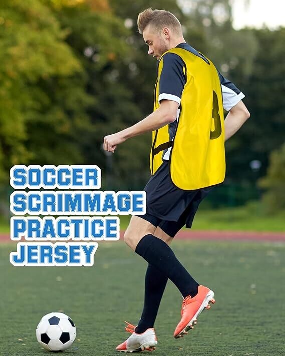 Soccer or Sports Assorted Colors Vest 48 Pcs for kids