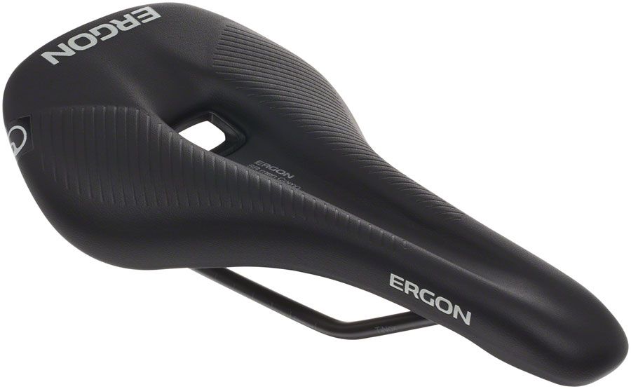 Ergon SR Comp Saddle - Titanium, Black, Men&#39;s, Medium/Large