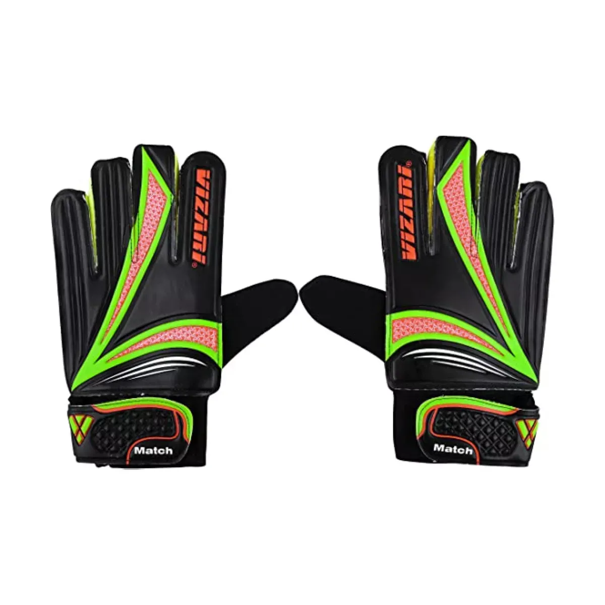 Vizari Junior Match Gloves - Professional Soccer Goalkeeper Goalie Gloves for Kids