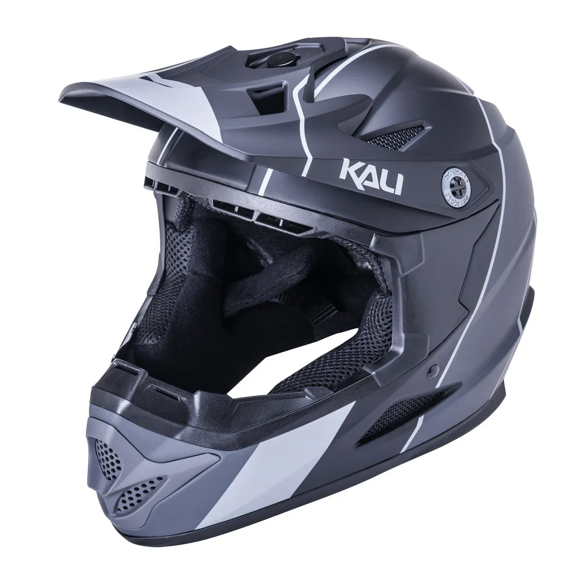 Kali Zoka Stripe Full Face Helmet Medium Black/Gray