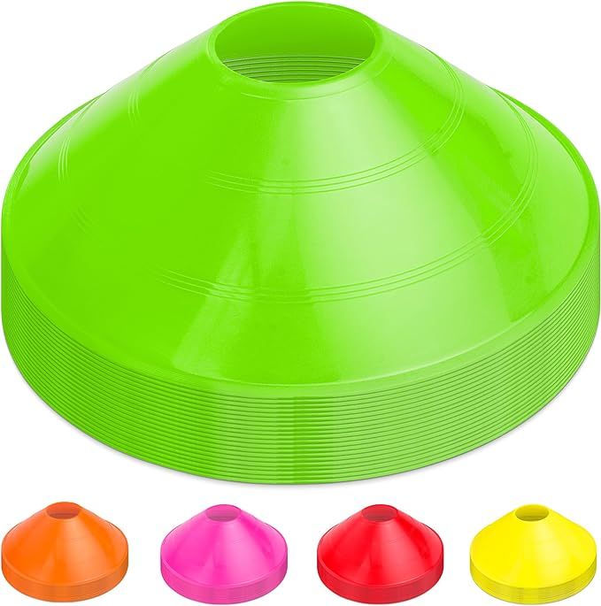 Soccer Cones for any Sports Training Drills Green 20-pcs