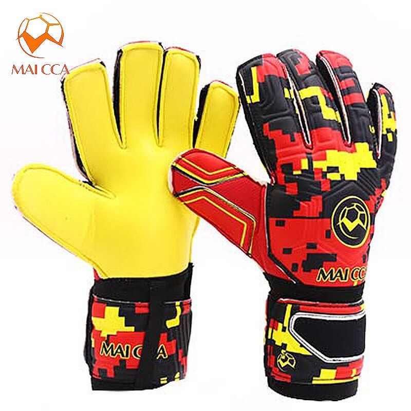 Maicca Finger Spine  Gloves Black/Red Size