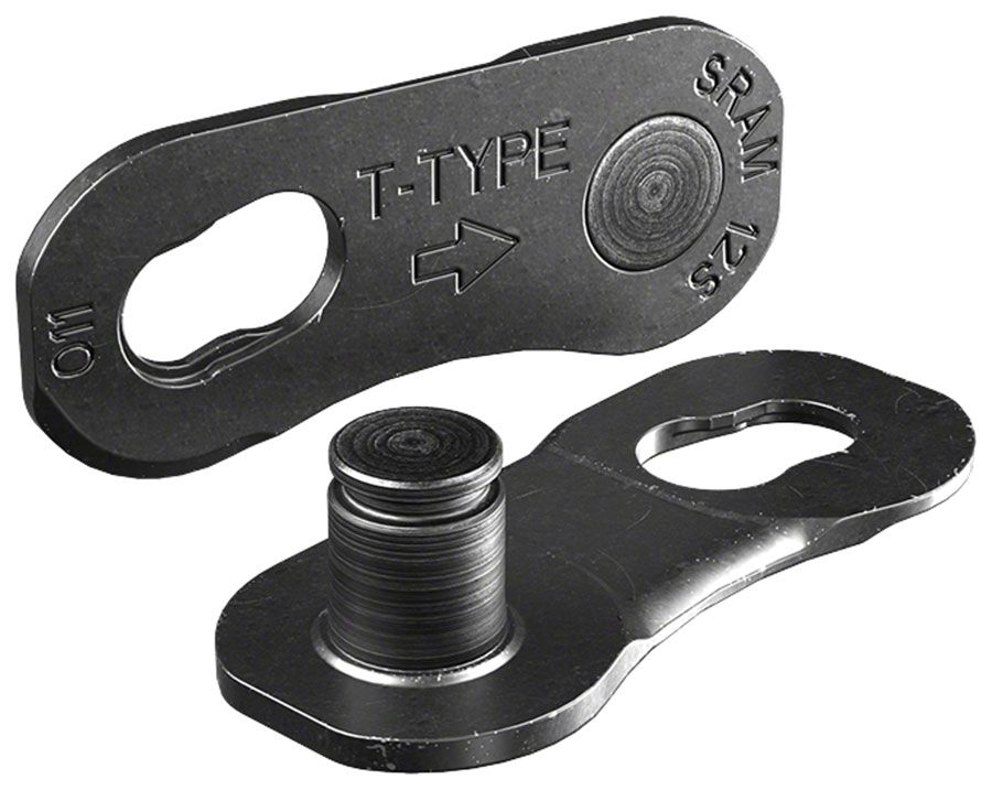 SRAM Eagle T-Type PowerLock Flattop Connector Link - 12-Speed, For Eagle T-Type Flattop Chain Only, Black