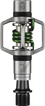 Crankbrothers Egg Beater 2 Pedals - Dual Sided Clipless, 9/16&quot;, Green