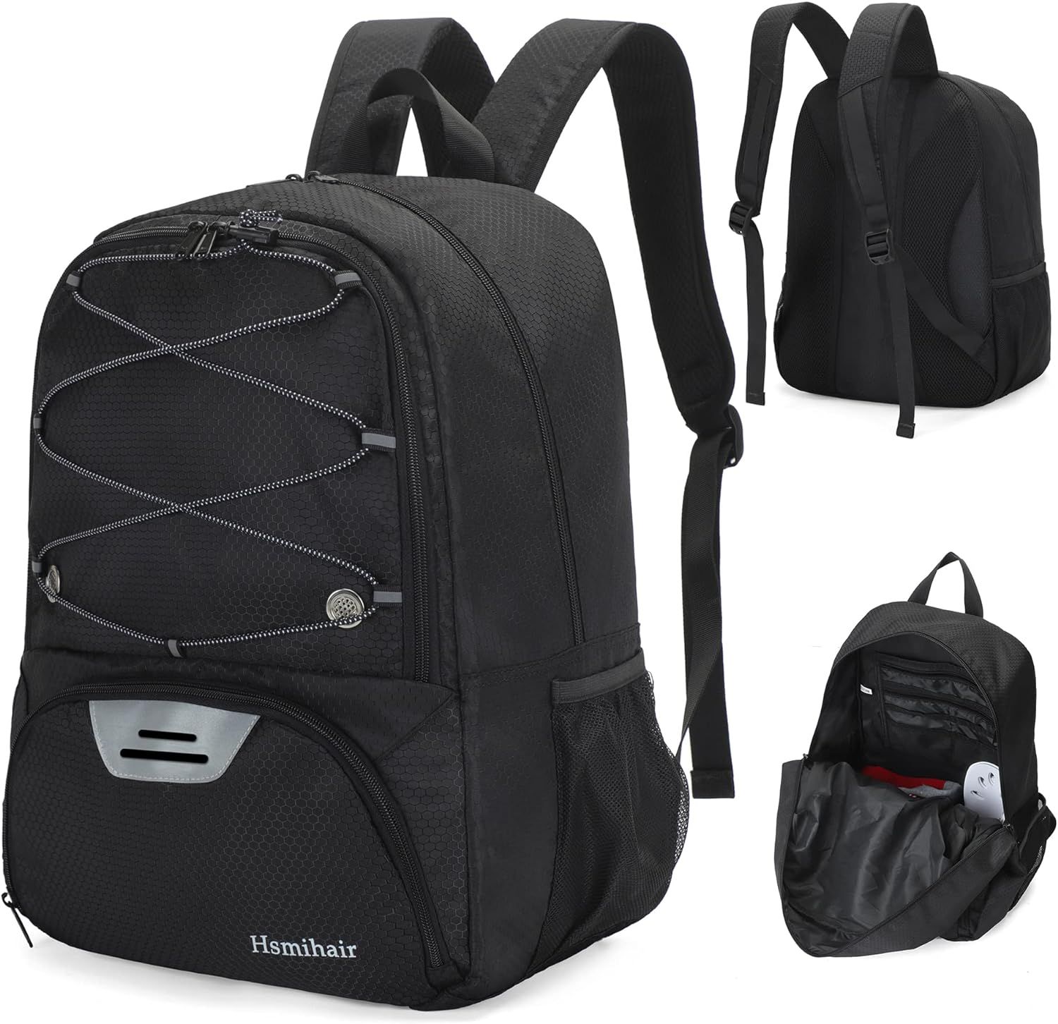 KN Sports Backpack, Color: Black