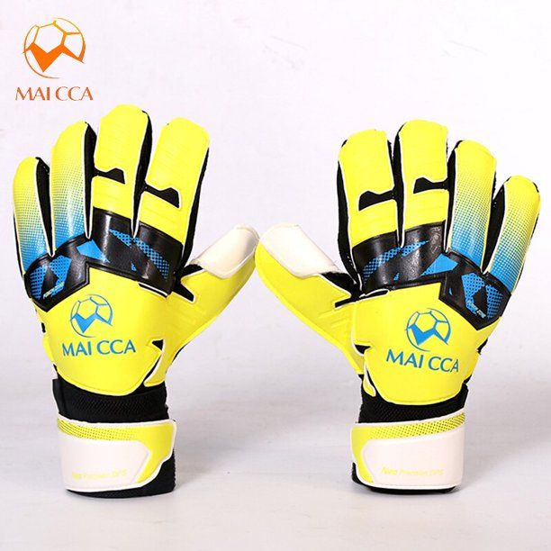 Maicca Finger Spine  Gloves Yellow Blue