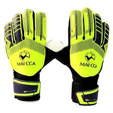 Maicca Finger Spine Gloves Yellow Black