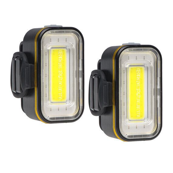 BLACKBURN : GRID 2&#39;FER FRONT + REAR LIGHT SET : BLACK