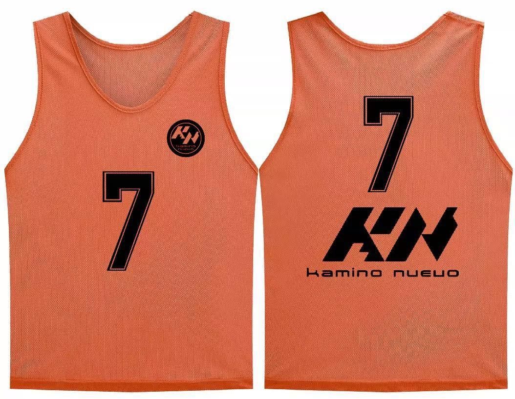 KN Training Vest With # Orange 12pcs
