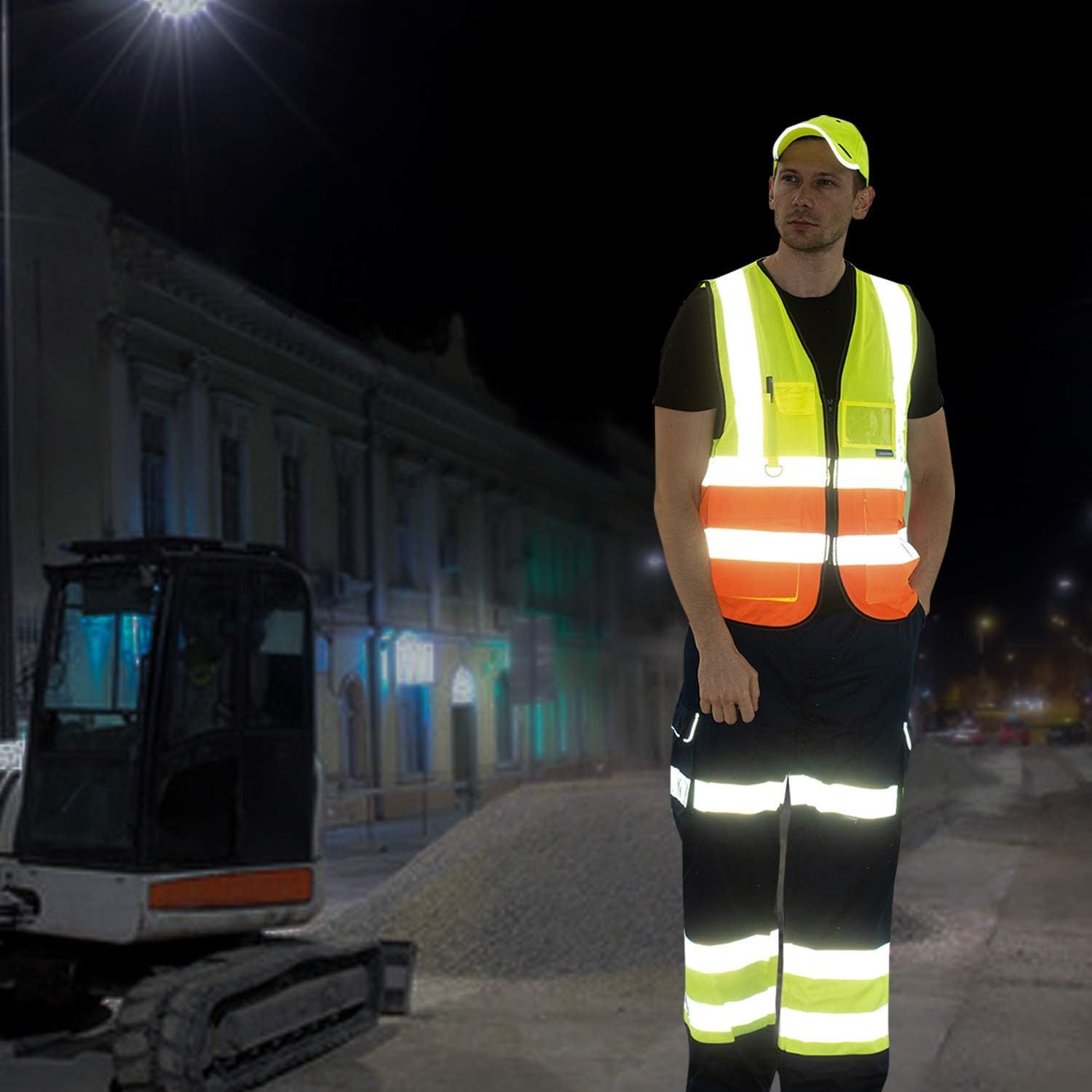 KN Visibility Safety Vest Yellow