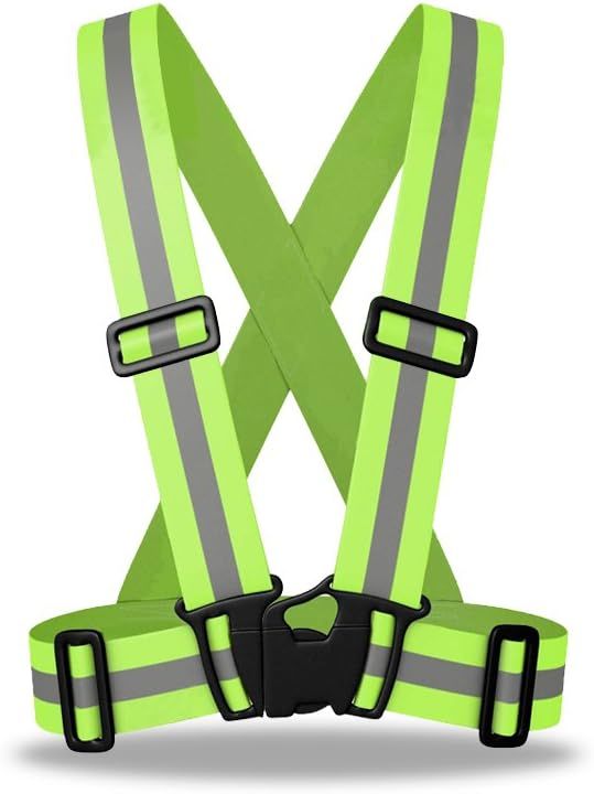 KN Reflective Vest, High Visibility Green