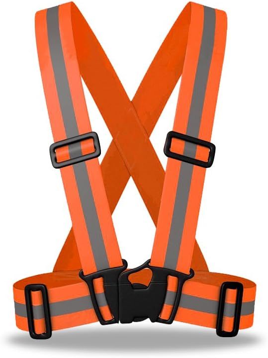 KN Reflective Vest, High Visibility Orange