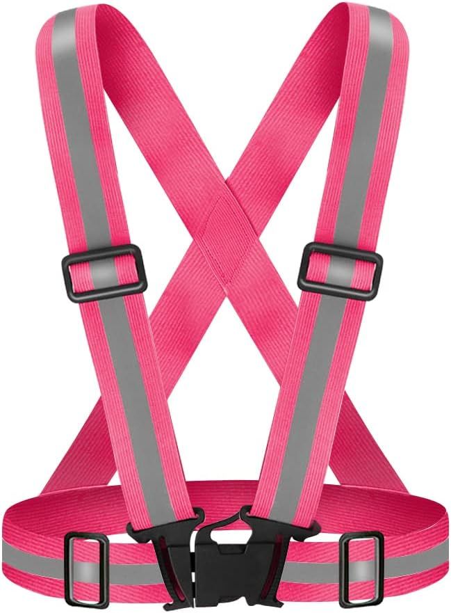 KN Reflective Vest, High Visibility Pink