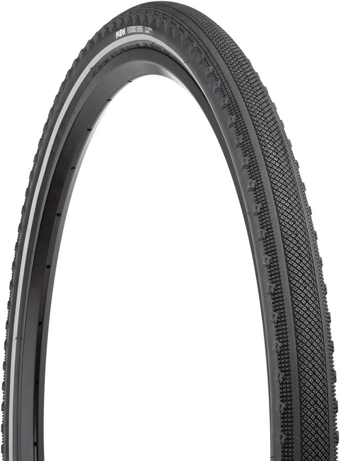 MSW Efficiency Expert Tire - 29 x 1.75 / 700 x 45, Black, Folding Wire Bead, Puncture Protection, Reflective Sidewalls, 33tpi