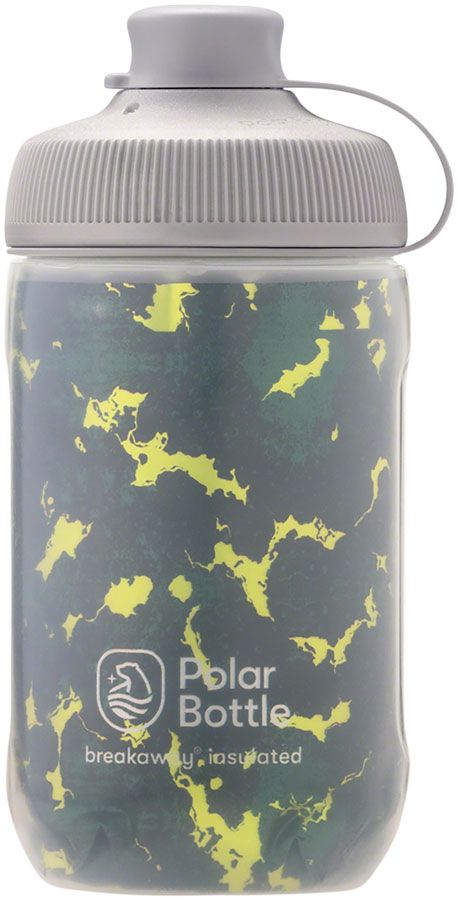 Polar Bottles Breakaway Muck Insulated Shatter Water Bottle - 12oz, Forest/Lightning
