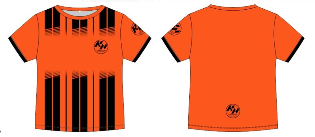 KN Sport Tshirt Microfibra Light Orange
