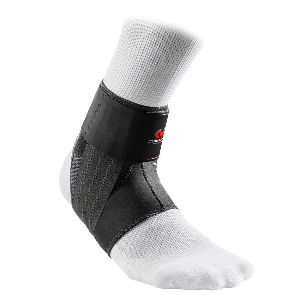 McDavid Phantom Lace-Free Ankle Brace, Lightweight Design, Advanced Strapping &amp; Flex-Support Stirrup Stays For Cleats, Men and Women