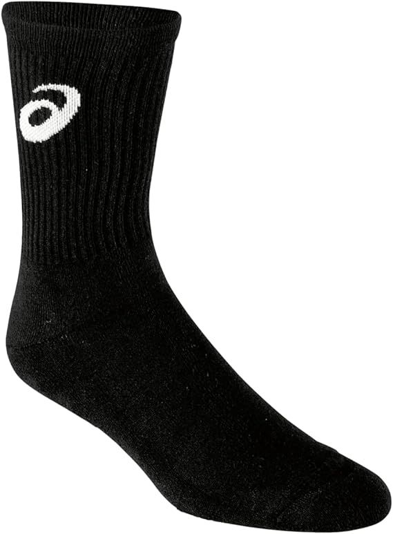 ASICS Adult Team Crew Socks Black