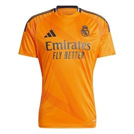 Real Madrid men&#39;s away shirt, orange