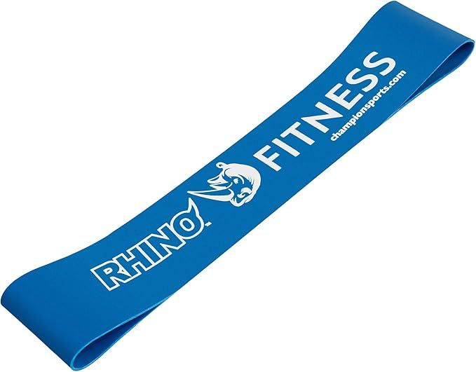 Champion Sports Stretch Loop Bands for Men and Women, Light to Heavy Resistance 6lbs resistance Blue