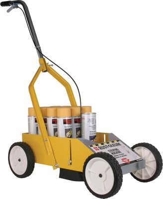 Rust-Oleum 2395000 High-Performance Striping Line Marking Machine, 9&quot; x 27.5&quot;, Yellow