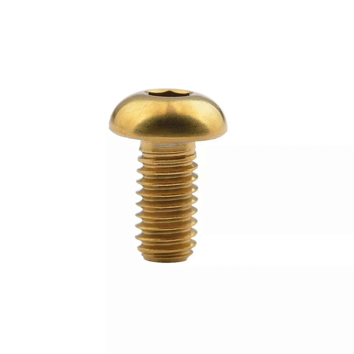 M5x12 Water Bottle Cage Fixing Bolts Titanium Gold