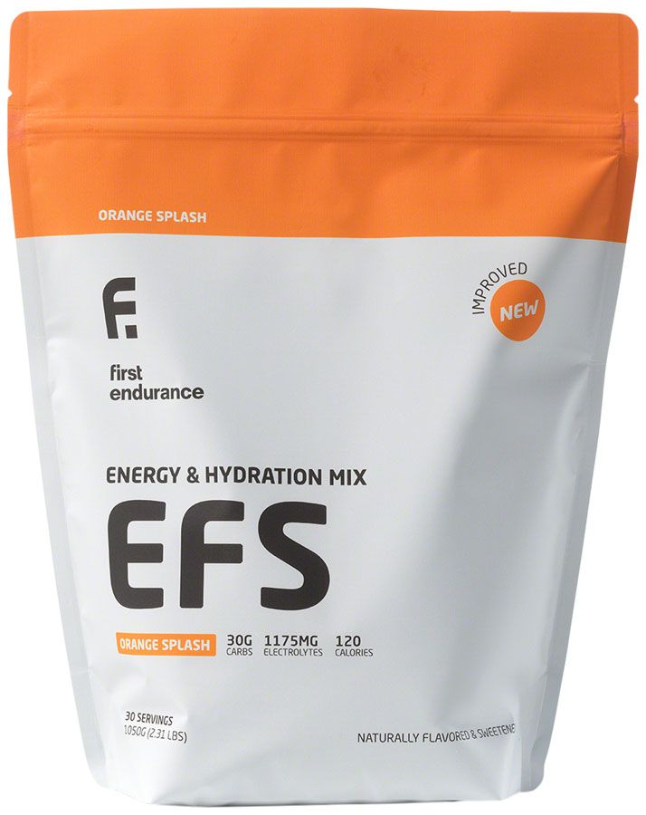 1st Endurance, EFS, Drink Mix, Orange Splash, Jar, 30 servings